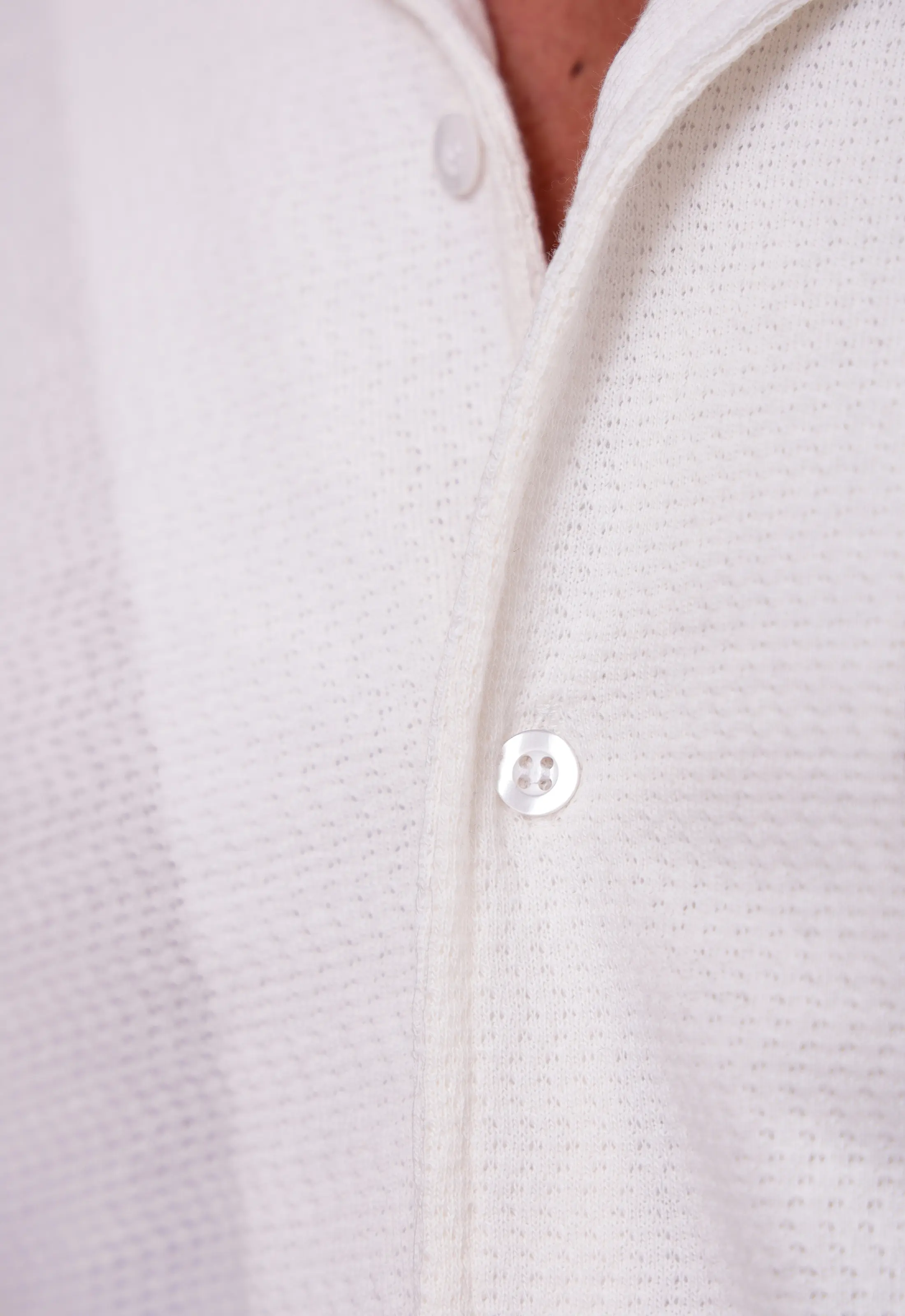 Camisa Masculina Tricot Branca - Imagem 7