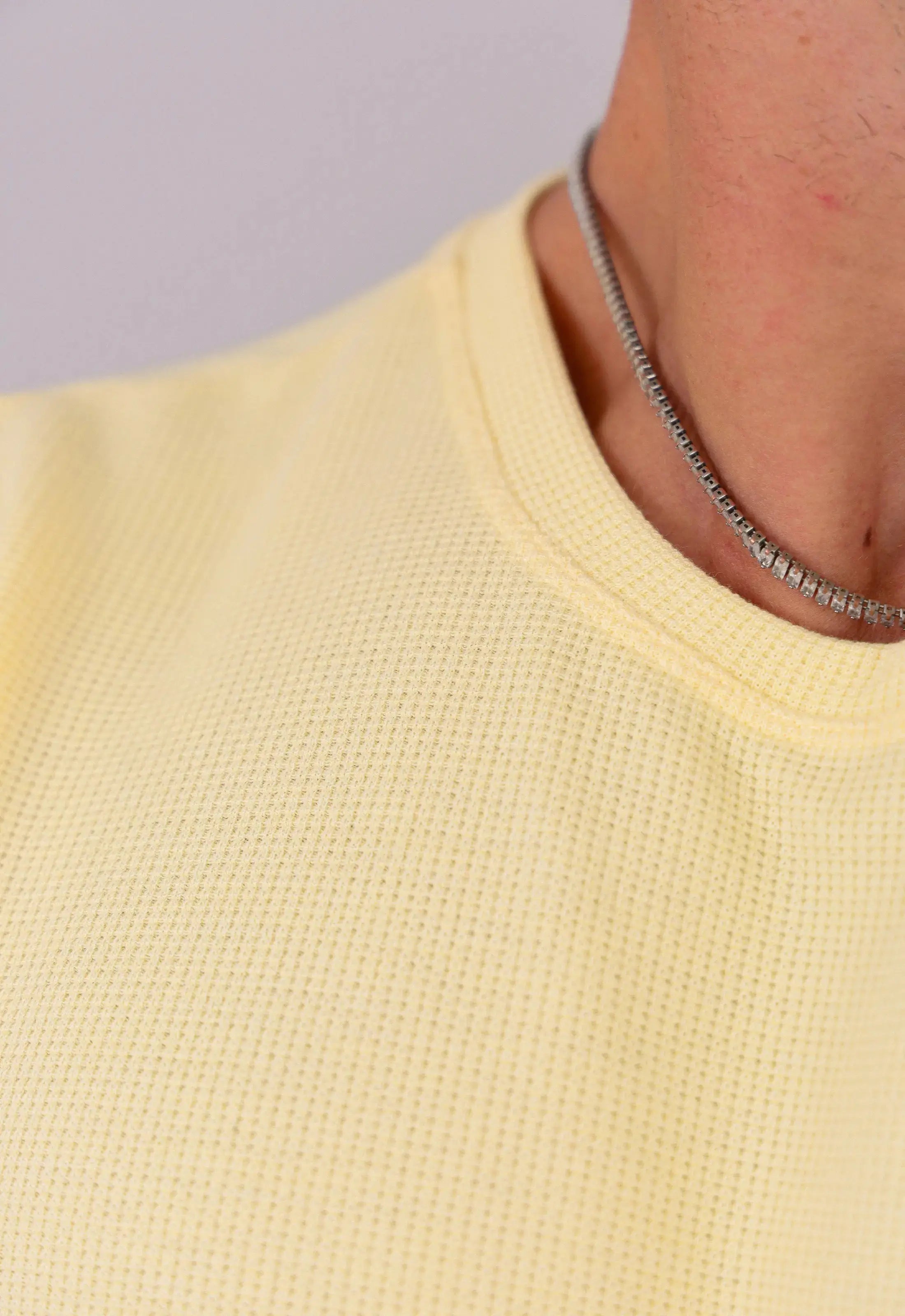 Camiseta Masculina Tricot Amarela - Imagem 4