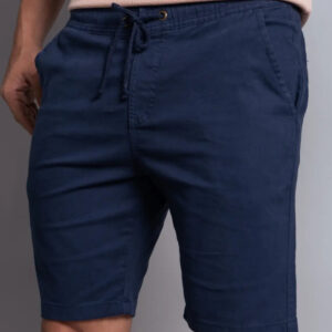 Bermuda de Sarja Masculina Azul Marinho
