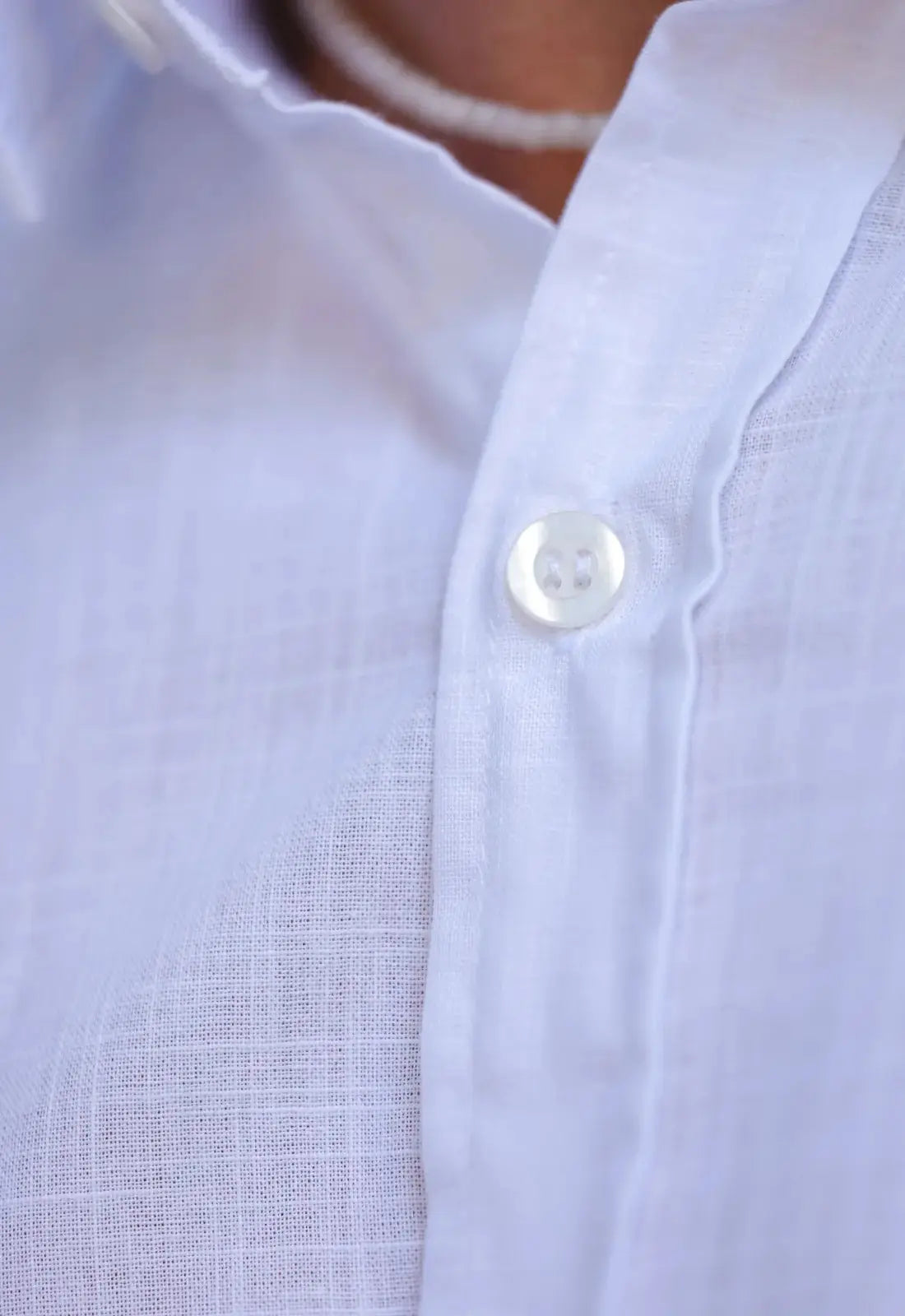 Camisa Masculina Manga Curta Flame Slim Branco - Imagem 7