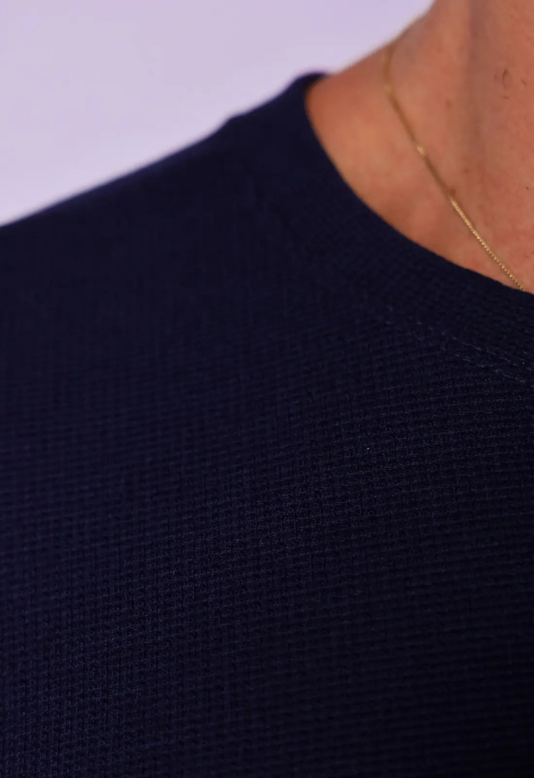 Camiseta Masculina Tricot Azul Marinho - Imagem 6