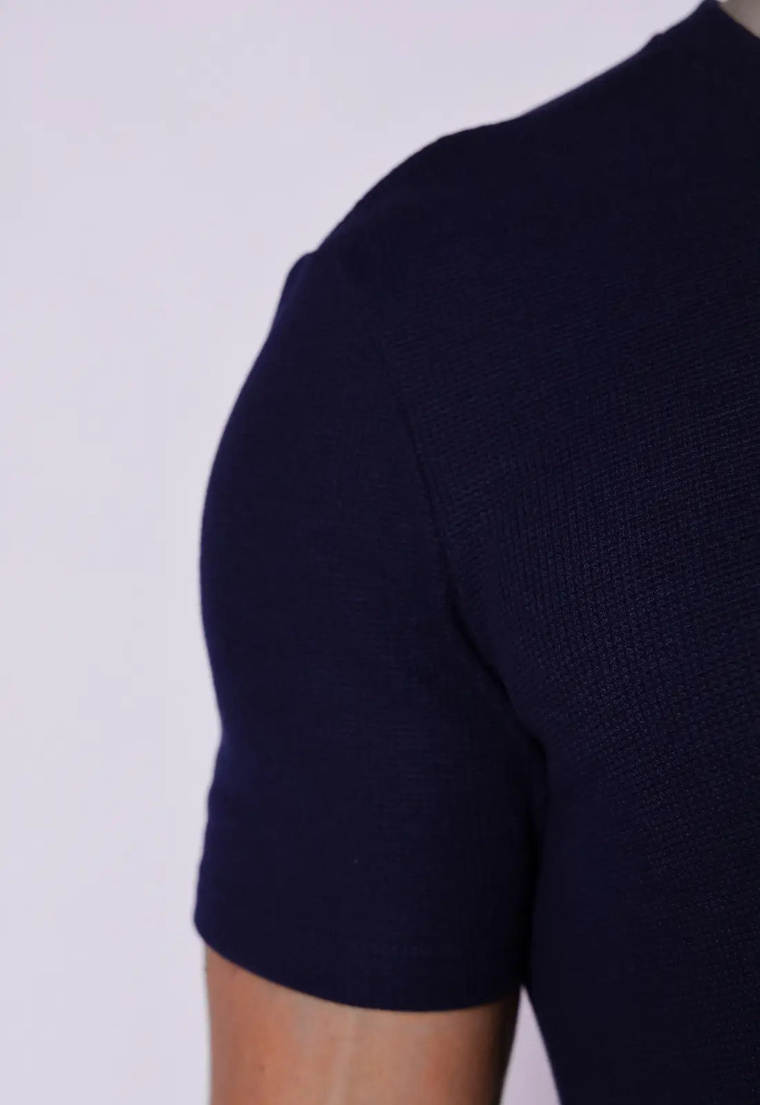 Camiseta Masculina Tricot Azul Marinho - Imagem 8