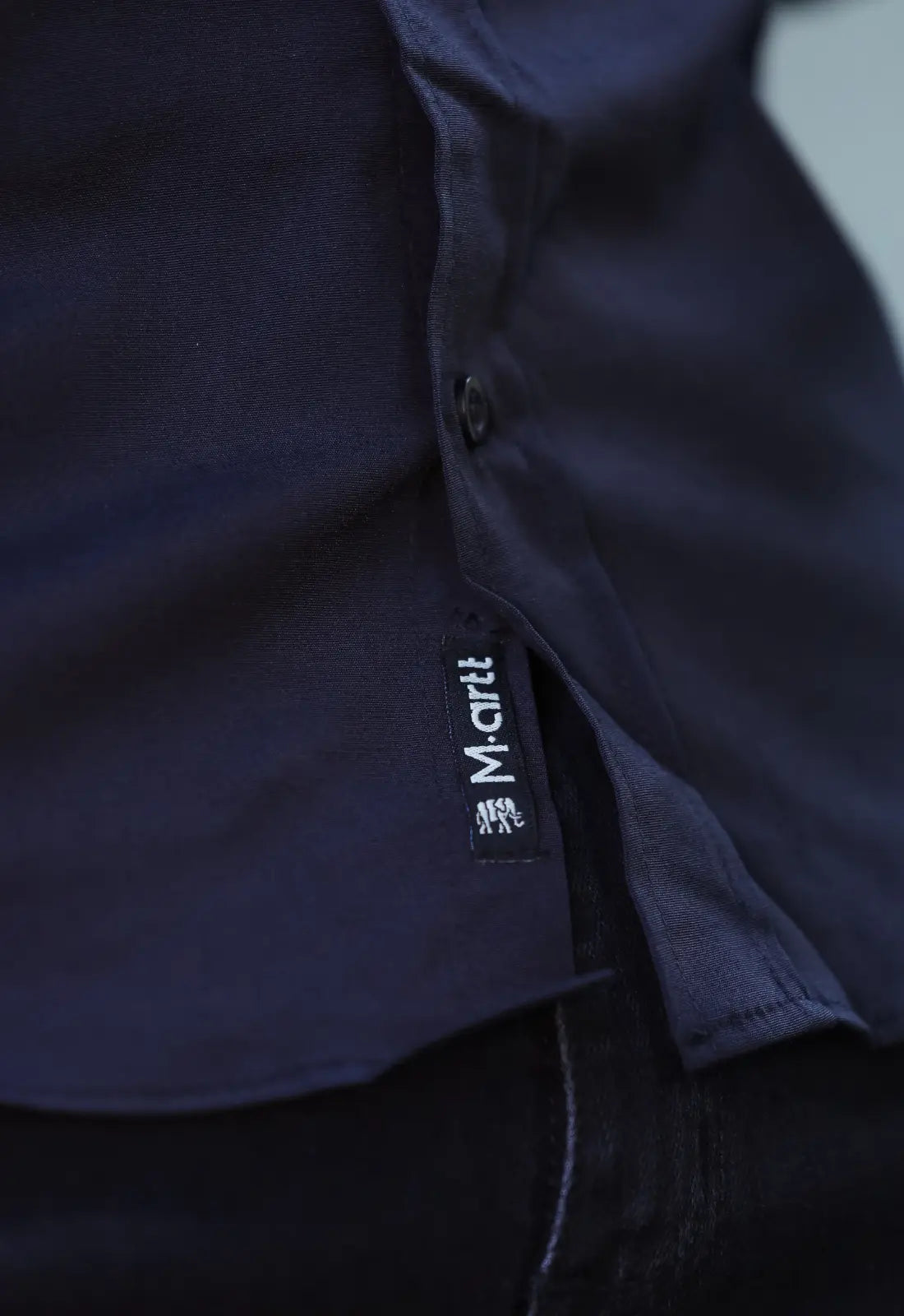 Camisa Masculina Manga Curta Slim Preta - Imagem 8