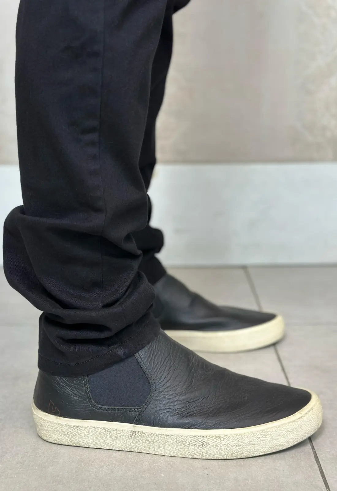 Calça Alfaiataria em Sarja com Elastano Preto - Imagem 6